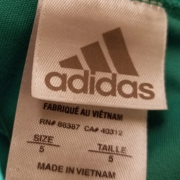 NEW! ADIDAS Girls Teal Skorts (Size 5) - Picture 2 of 5